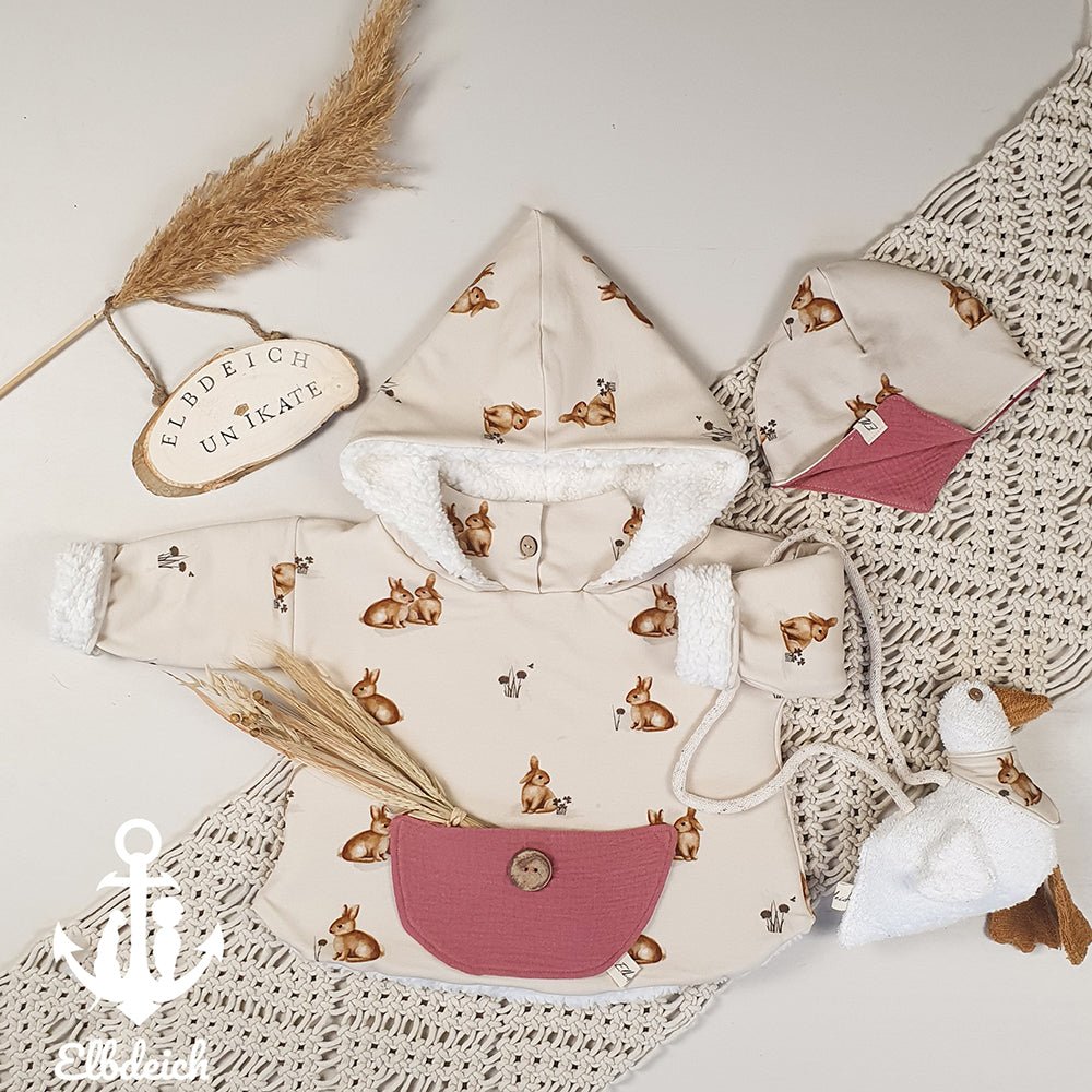 Lotta Langohr hell (Hase) | Jersey & French Terry (BIO)