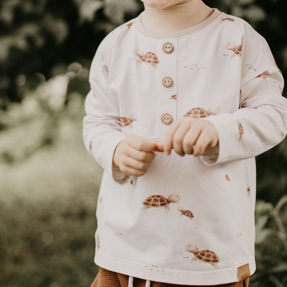 Mara die Weise hell (Schildkröte) | Jersey & French Terry (BIO)