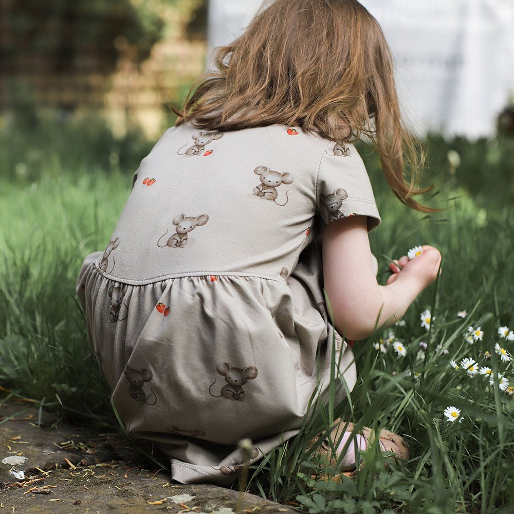 Mika Mausezahn dunkel (Maus) | Jersey & French Terry (BIO)