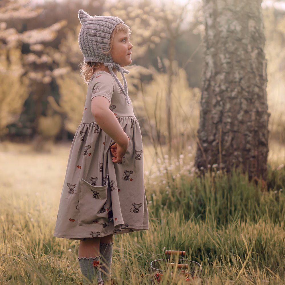 Mika Mausezahn dunkel (Maus) | Jersey & French Terry (BIO)