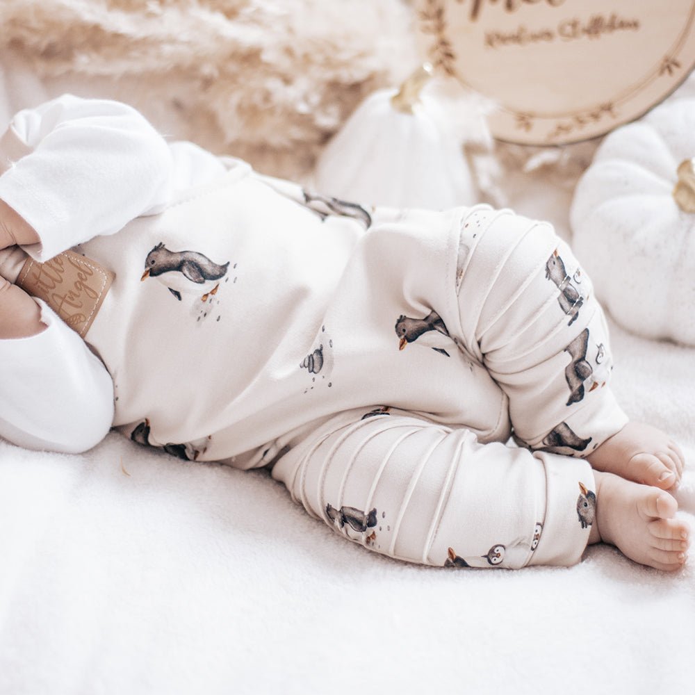 Plitsch & Platsch hell (Pinguin) | Jersey  &  French Terry (BIO)