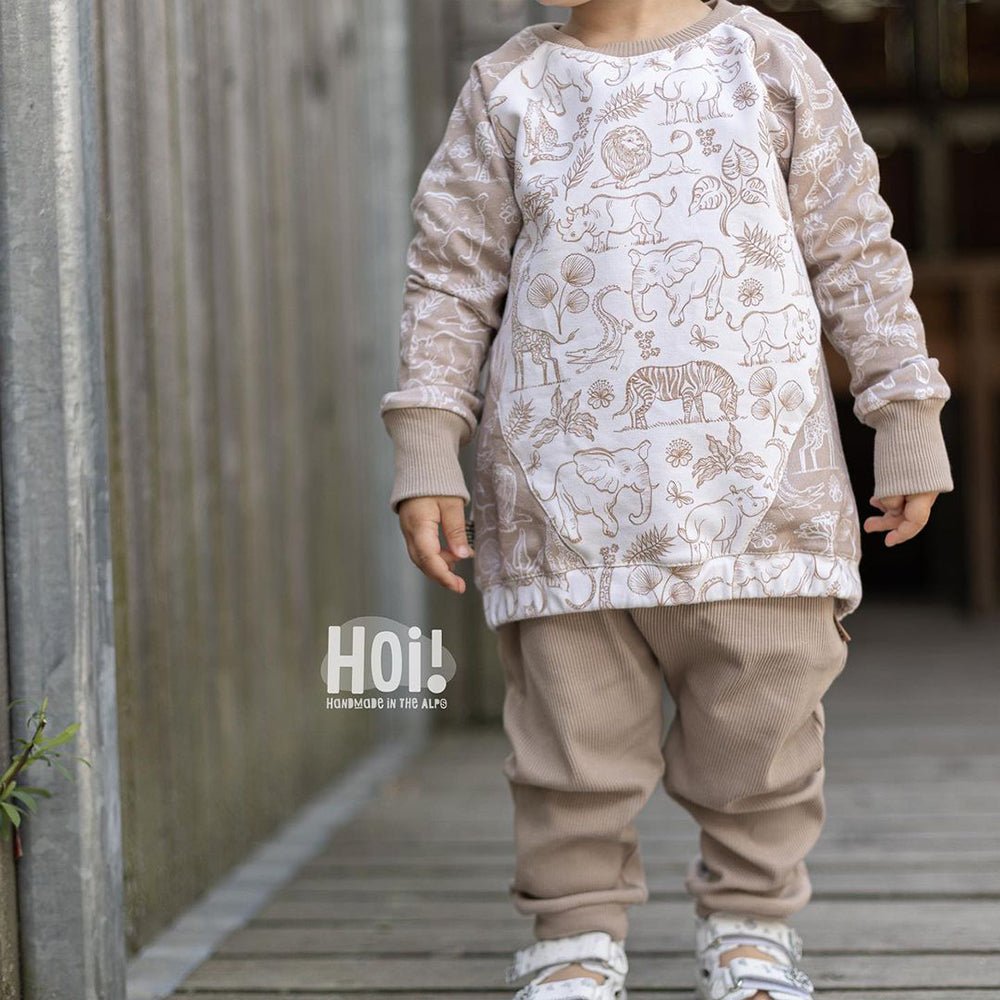 Safarimania dunkel  | Jersey & French Terry (BIO)