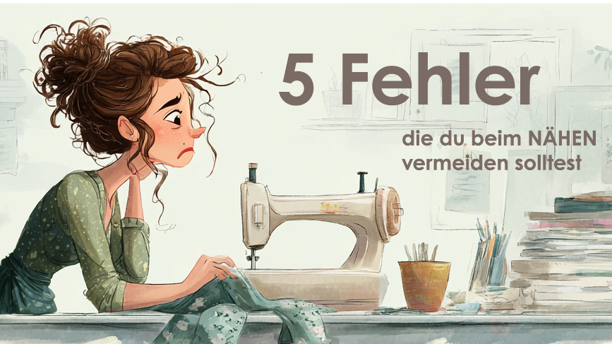 Nähen lernen: Die 5 häufigsten Fehler und wie du sie vermeidest