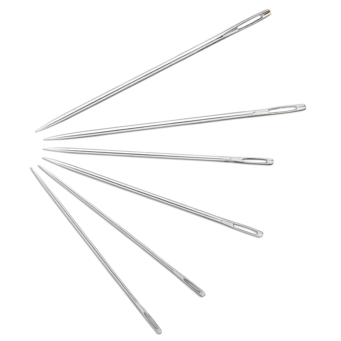 Prym Stopf-Nadel kurz Stahl 5/0–1/0 silber