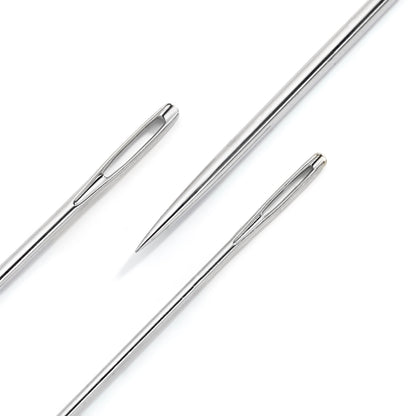 Prym Stopf-Nadel kurz Stahl 5/0–1/0 silber