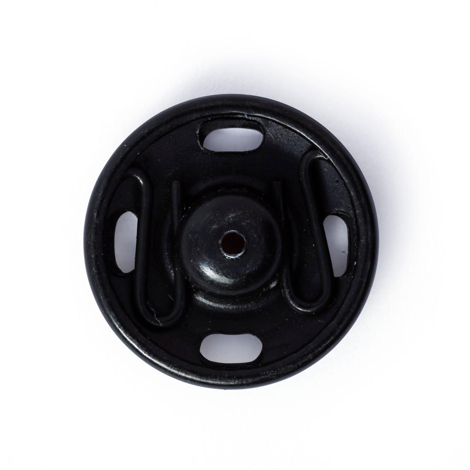Prym Annäh-Druckknöpfe Messing 15mm schwarz