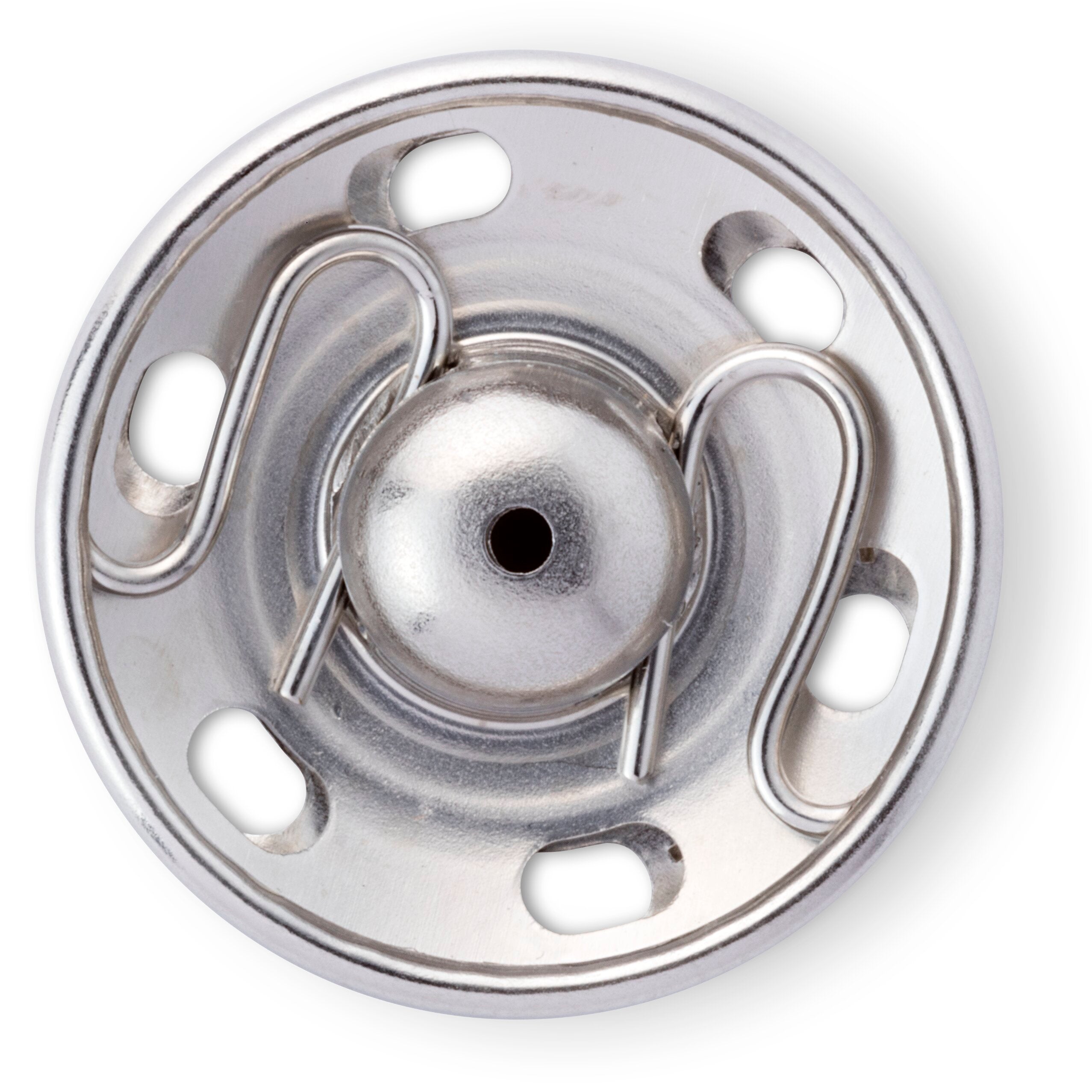 Prym Annäh-Druckknöpfe Messing 21mm silber