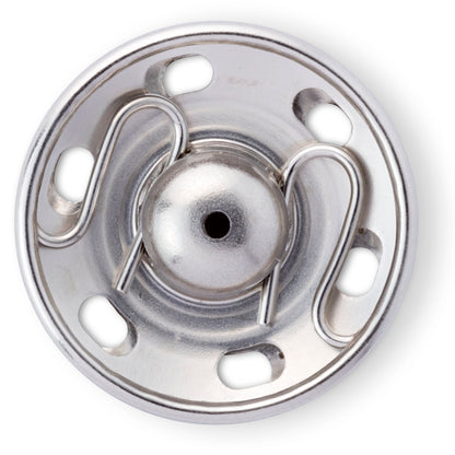Prym Annäh-Druckknöpfe Messing 21mm silber
