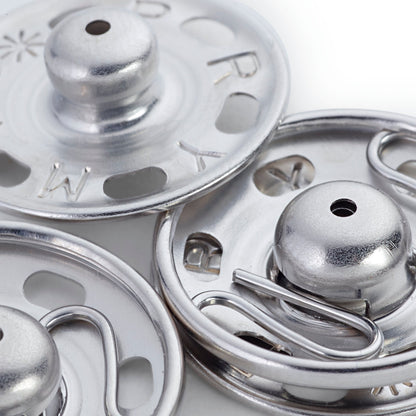 Prym Annäh-Druckknöpfe Messing 21mm silber