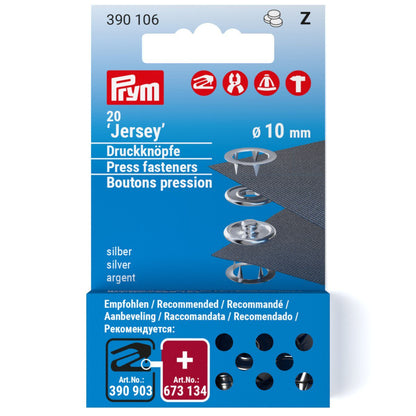Prym Nachfüll Messing 10mm f 390107 silber
