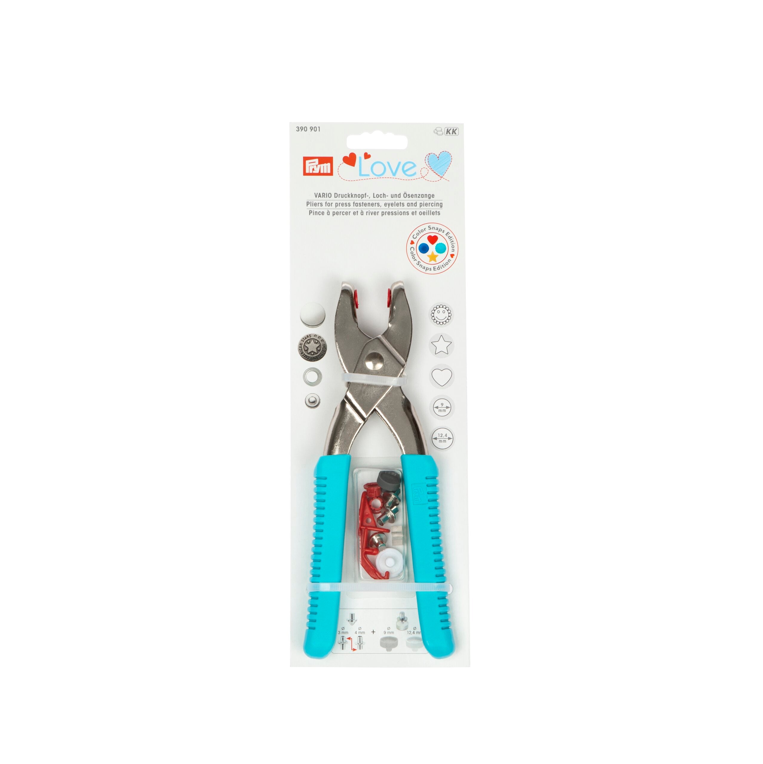 Prym Love Vario-Zange mint + Loch/Col.Sn.Werk.