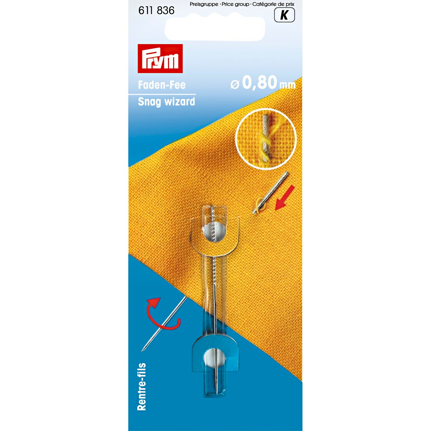 Prym Faden-Fee Reparaturnadel 0,8 mm