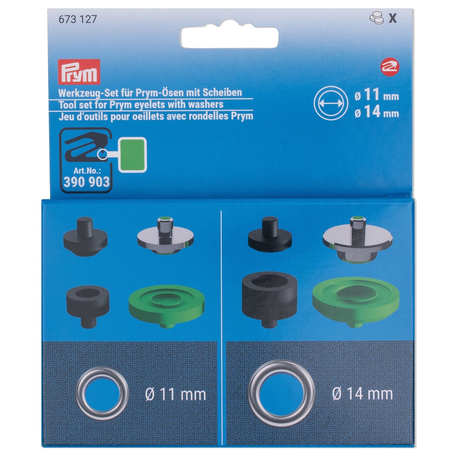 Prym Werkzeug-Set Ösen 11 + 14mm