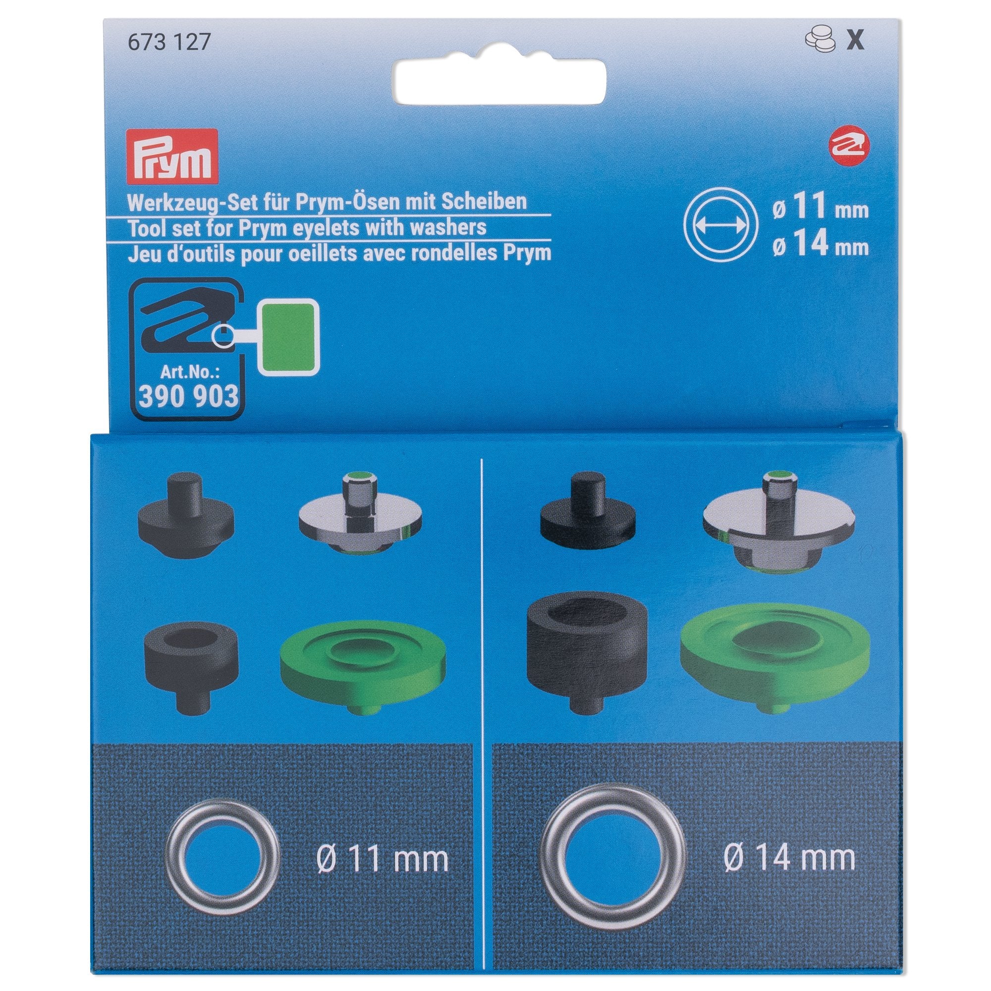 Prym Werkzeug-Set Ösen 11 + 14mm