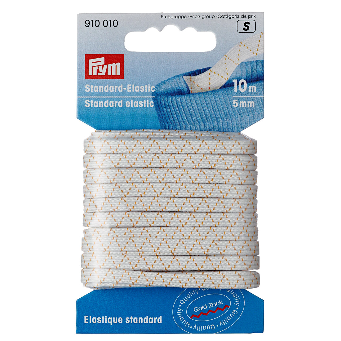 Prym Standard-Elastic Gummiband 5 mm weiß