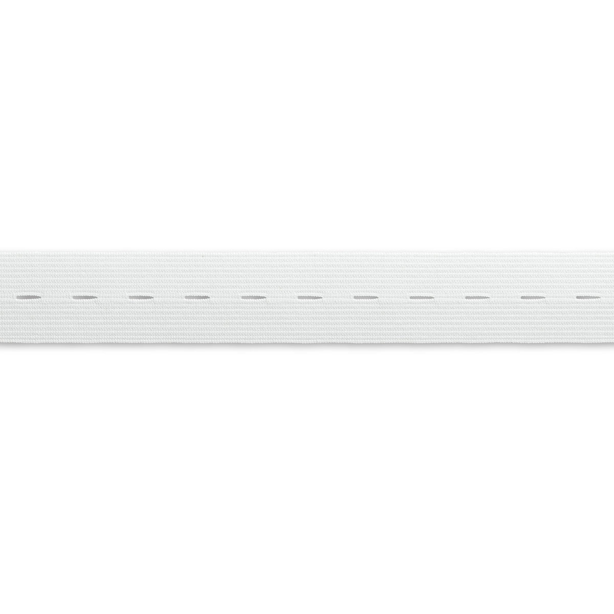 PrymKnopfloch-Elastic Gummiband 25 mm weiß