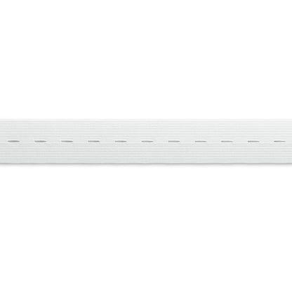 PrymKnopfloch-Elastic Gummiband 25 mm weiß
