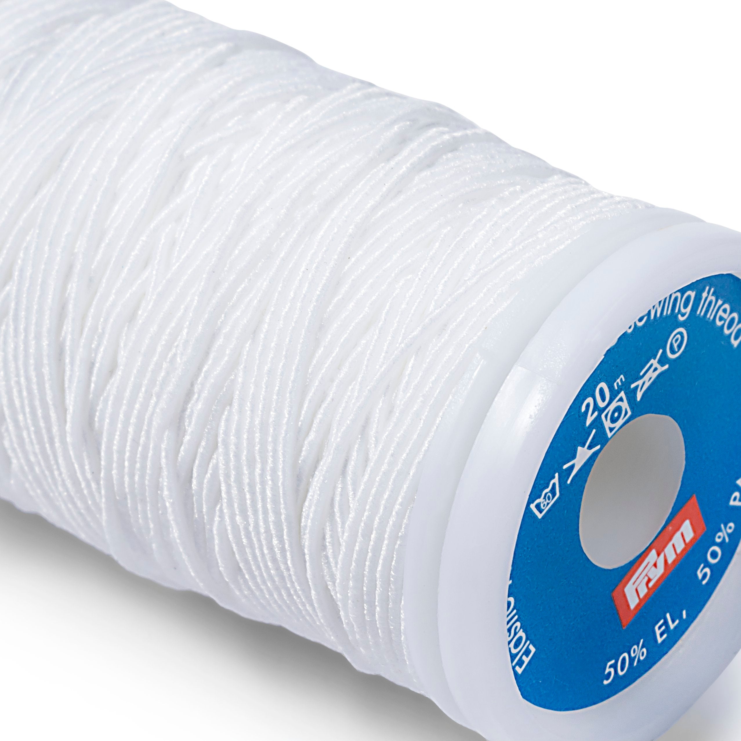 Prym Standard-Elastic Gummiband 0.5 mm weiß
