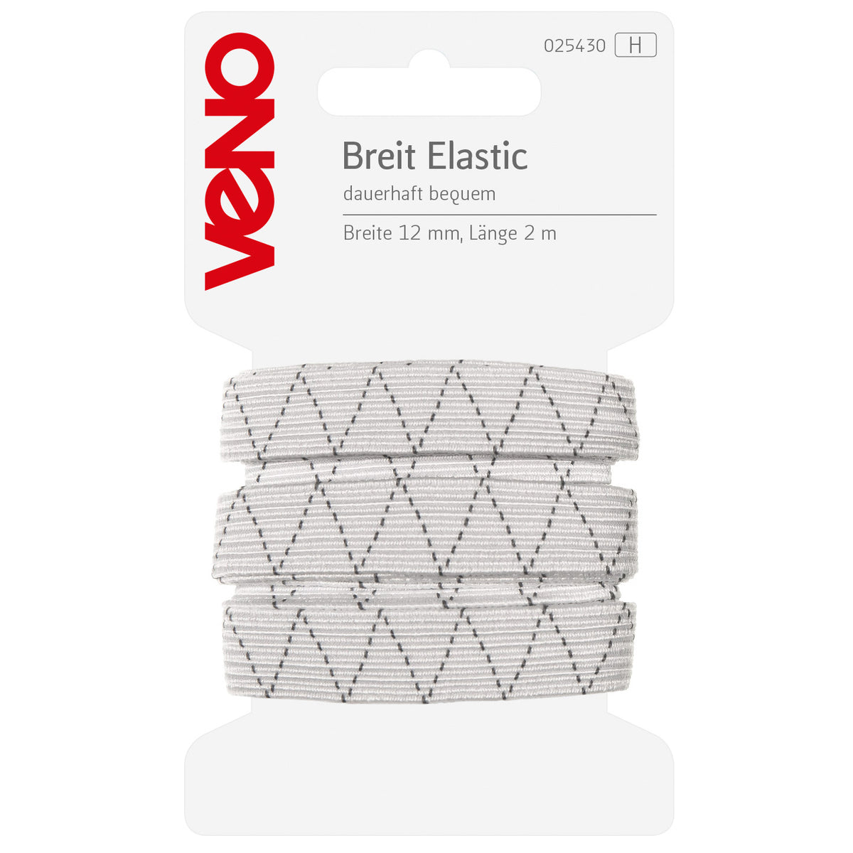 Veno Breit Elastic SB 12 mm weiß