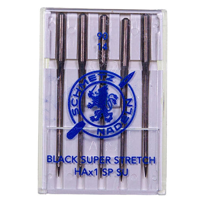 Veno Nähmaschinennadeln HAX1 Black Super Stretch 90