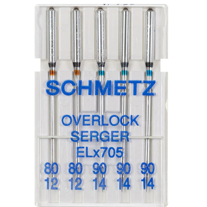 Schmetz Nähmaschinennadeln Overlock ELX705 80-90