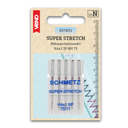 Schmetz Nähmaschinennadeln HAx1 Super Stretch 75