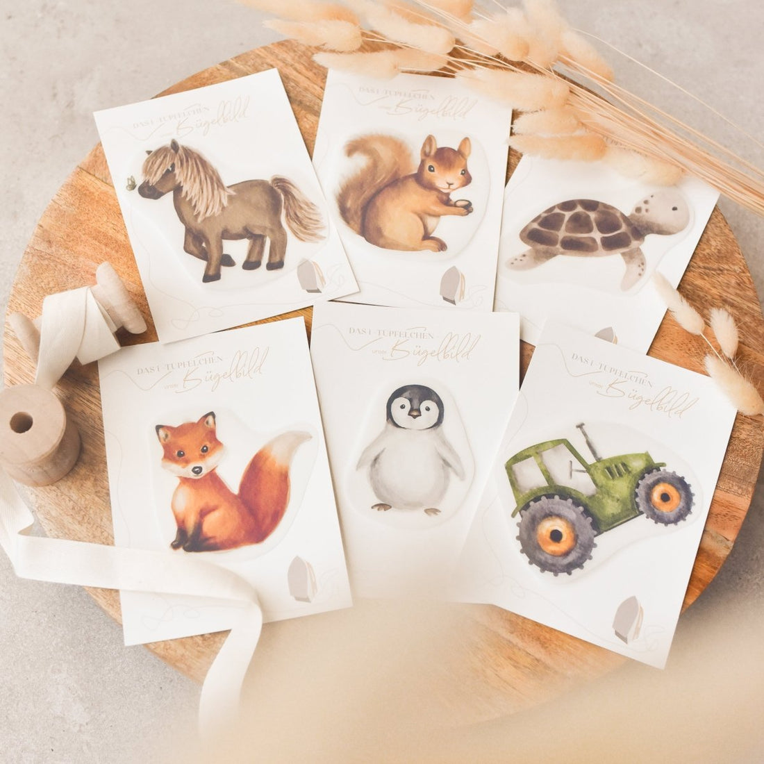 Bügelbild Paket 1