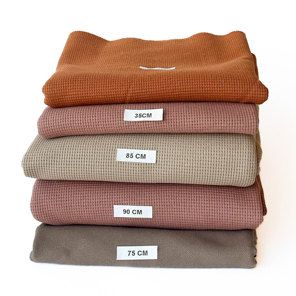 Restepaket Waffel /Jeans-Jersey Uni 3m