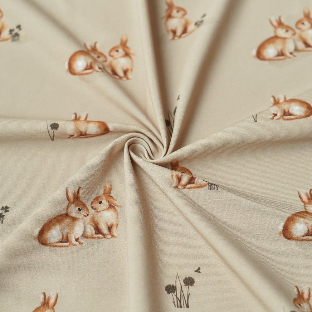 Lotta Langohr dunkel (Hase) | Jersey &amp; French Terry (BIO)