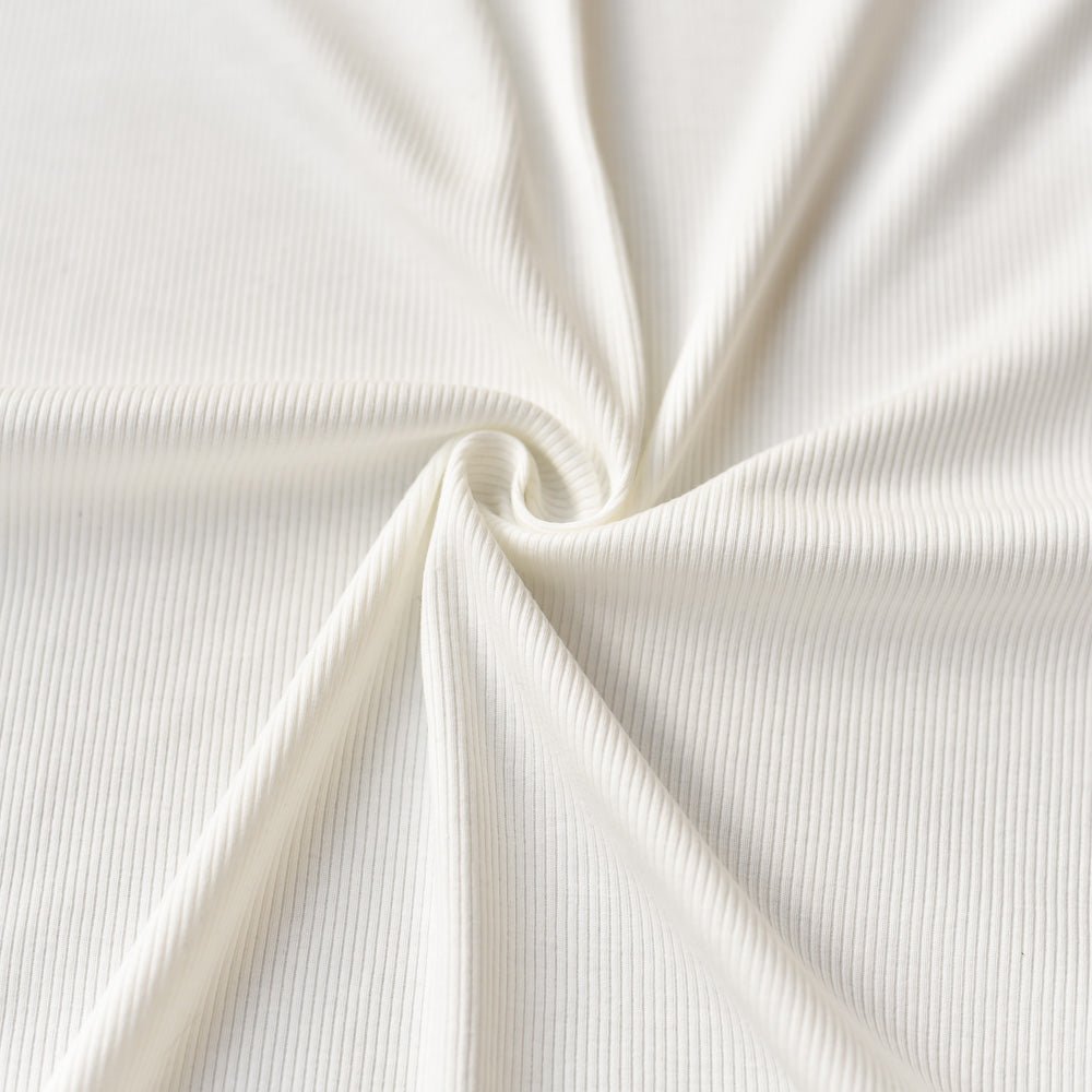 Ribjersey | Wollweiß