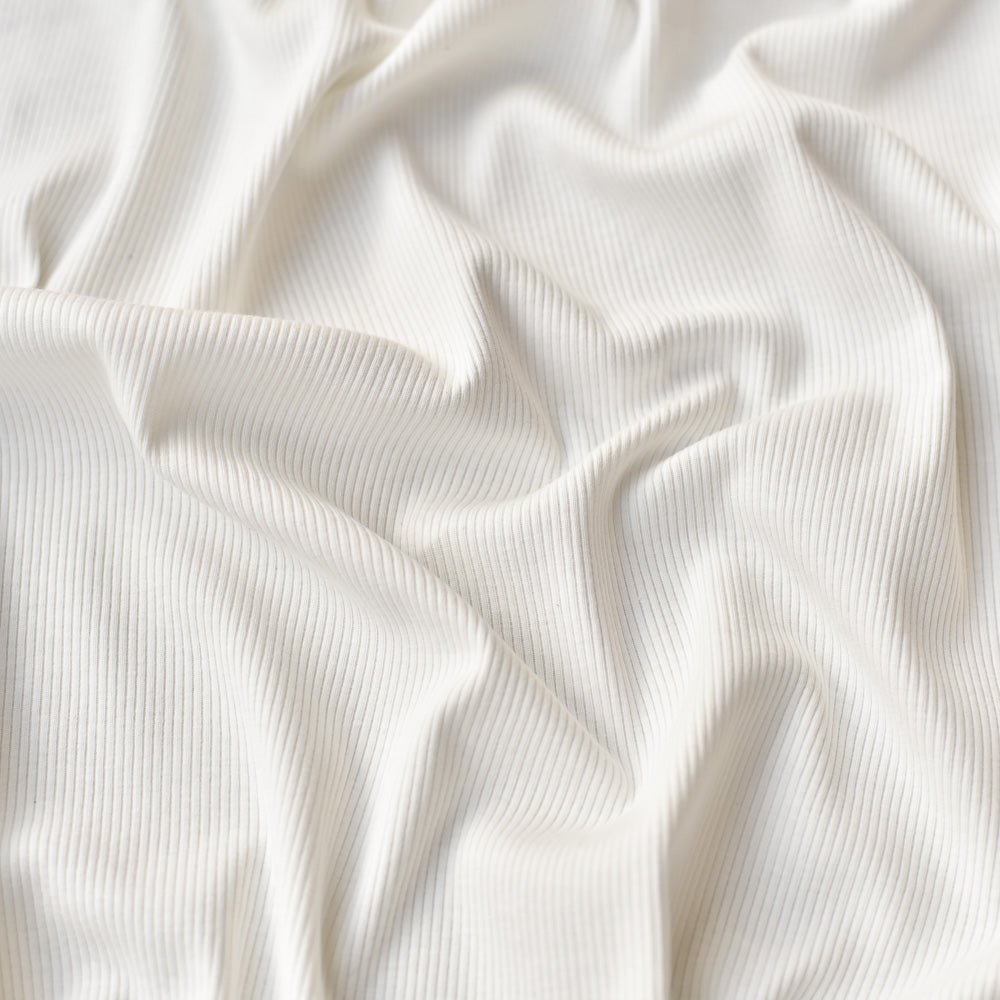 Ribjersey | Wollweiß