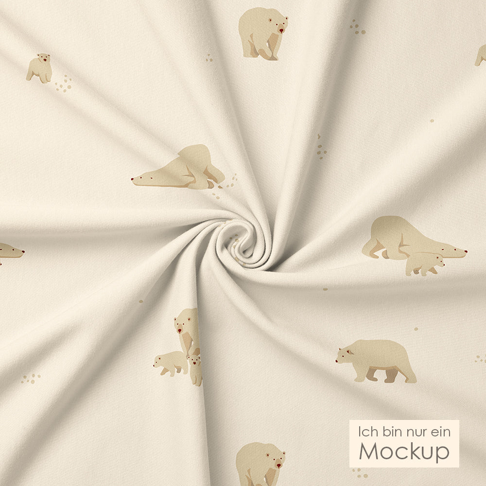 Schneegestöber hell | Jersey & French Terry (BIO)