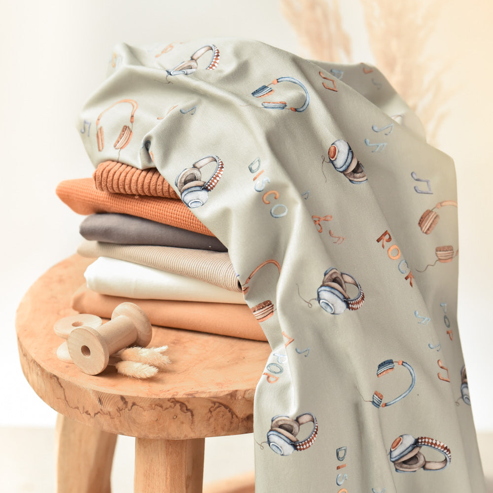 Drop the beat dunkel | Jersey & French Terry (BIO)