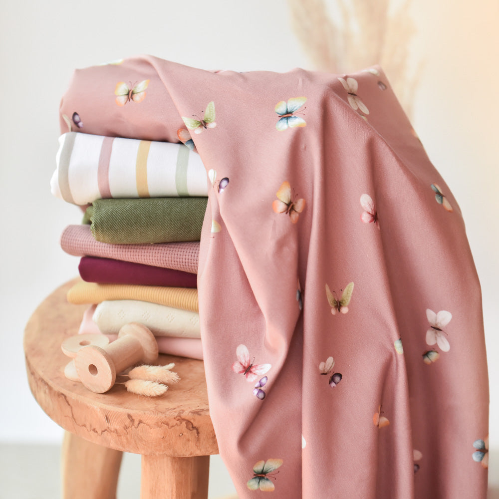 Flattertanz dunkel (Schmetterling) | Jersey & French Terry (BIO)