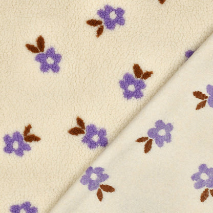 Teddy Jacquard | Fliederblümchen