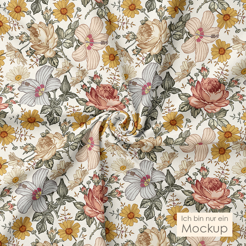 Vintage Flowers | Bio Kuschelsweat