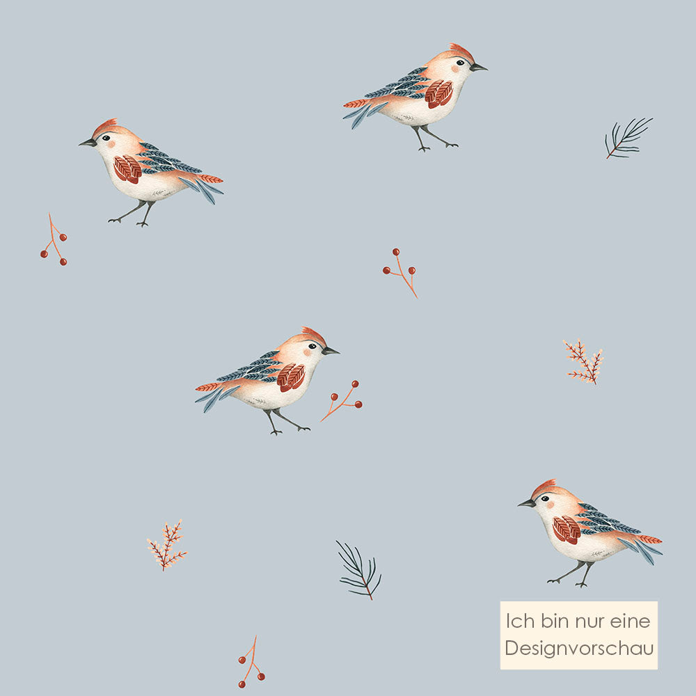 Waldgezwitscher dunkel (Vogel) | UV Bade-Lycra Vorbestellung