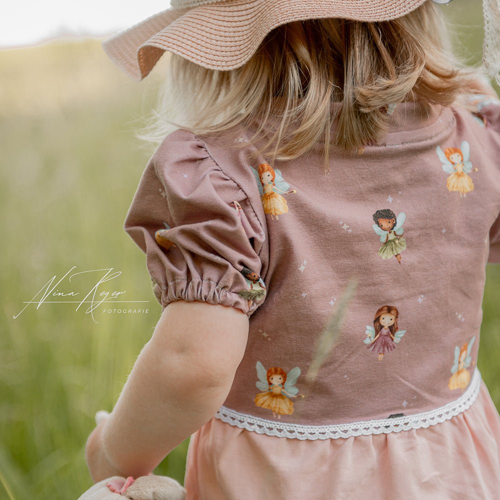 Wunschfunkeln rosa (Fee) | Jersey &amp; French Terry (BIO)