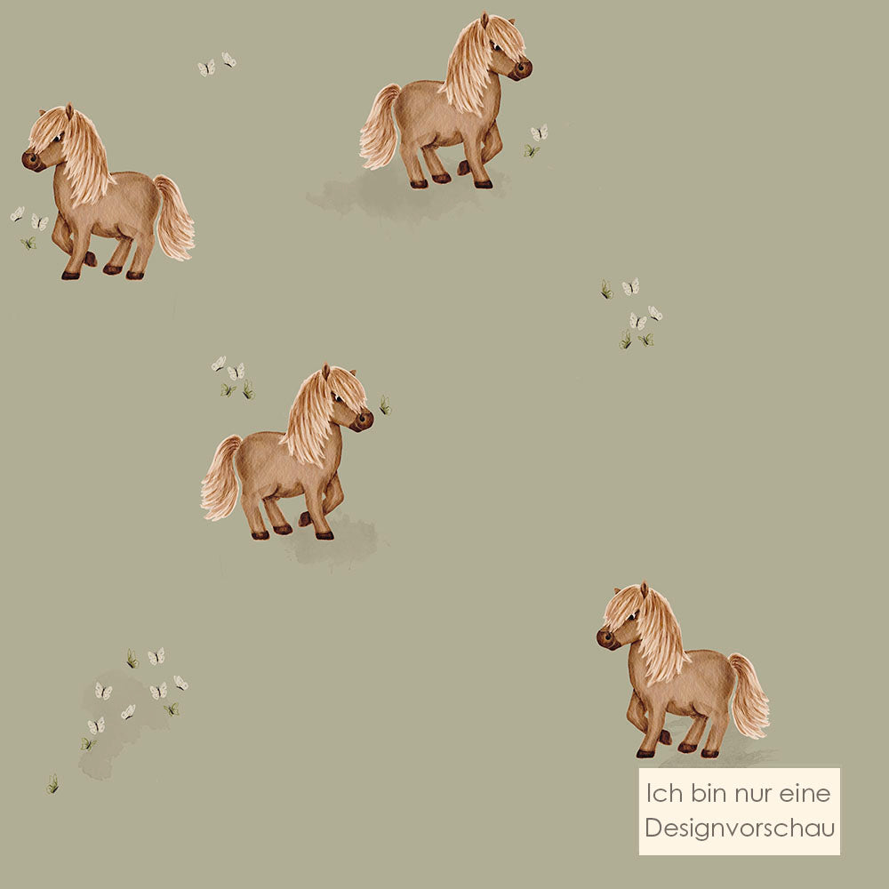 Zora die Zottelige dunkel (Pferd) | UV Bade-Lycra Vorbestellung