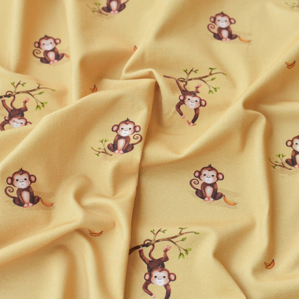 Artie der Alberne dunkel (Affe) | Jersey &amp; French Terry (BIO)