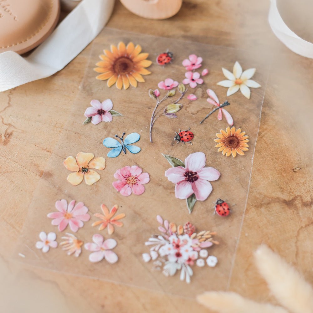 Rub-On-Sticker | Blumen
