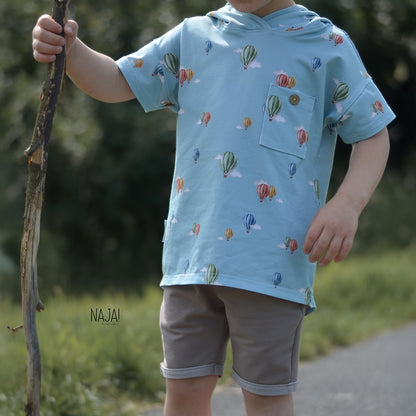 Höhenflug dunkel (Heißluftballon) | Jersey &amp; French Terry (BIO)