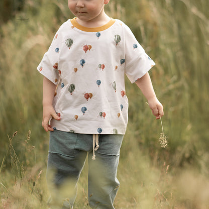 Höhenflug hell (Heißluftballon) | Jersey &amp; French Terry (BIO)