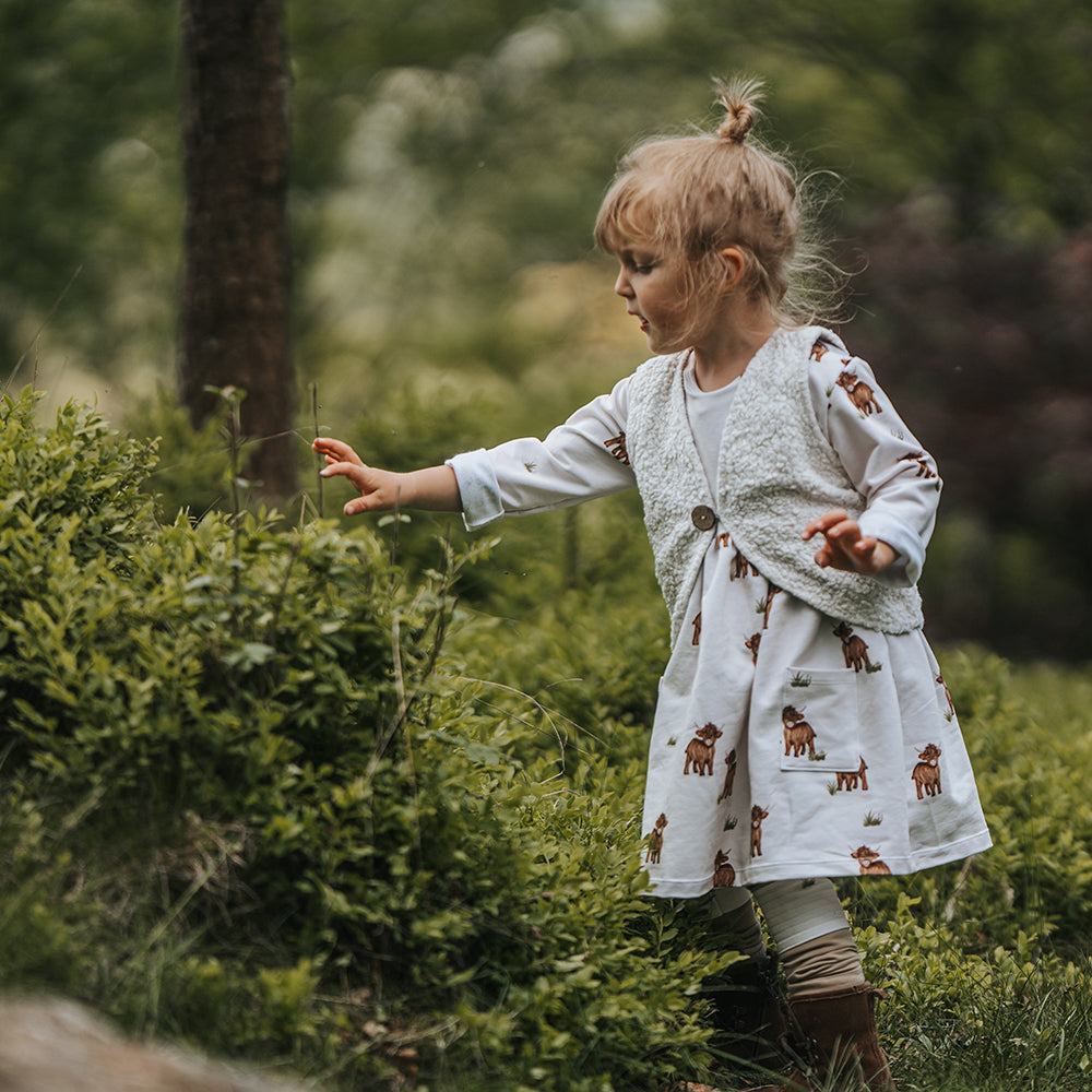Locke der Lässige hell (Hochlandrind) | Jersey &amp; French Terry (BIO)