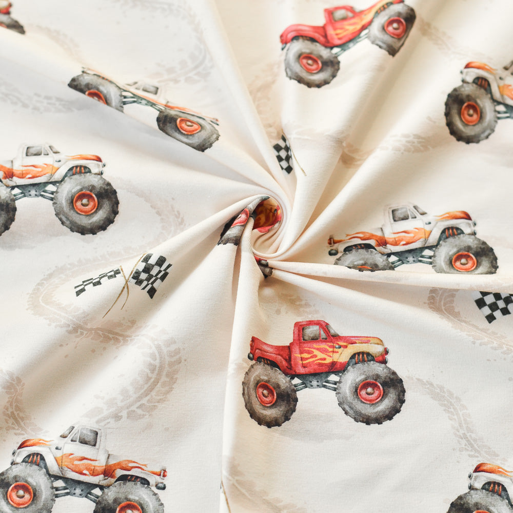 Jersey &amp; French Terry (BIO) | Dirty Wheels hell (Monstertrucks)