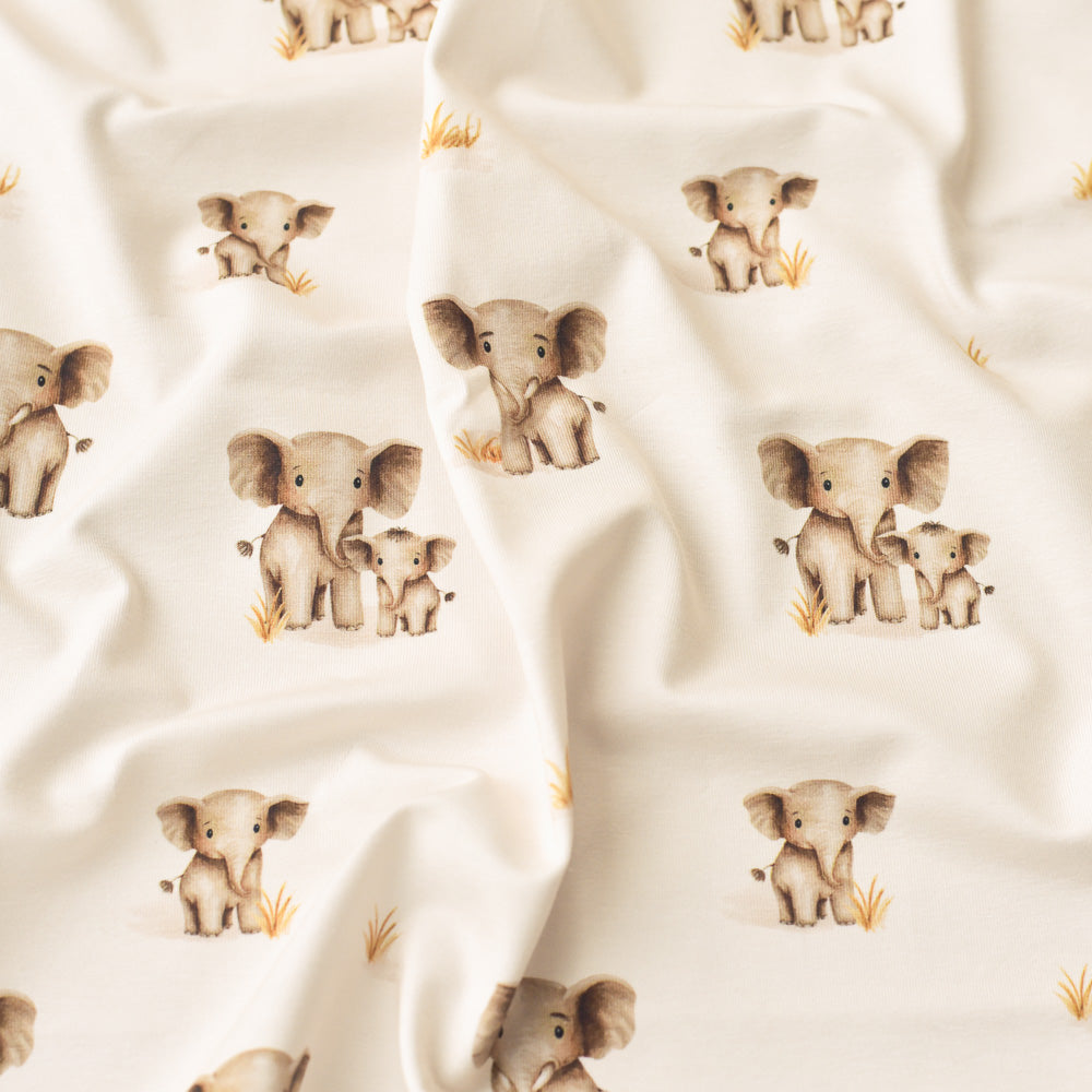 Ellis Rüsselbande hell (Elefant) | Jersey & French Terry (BIO)