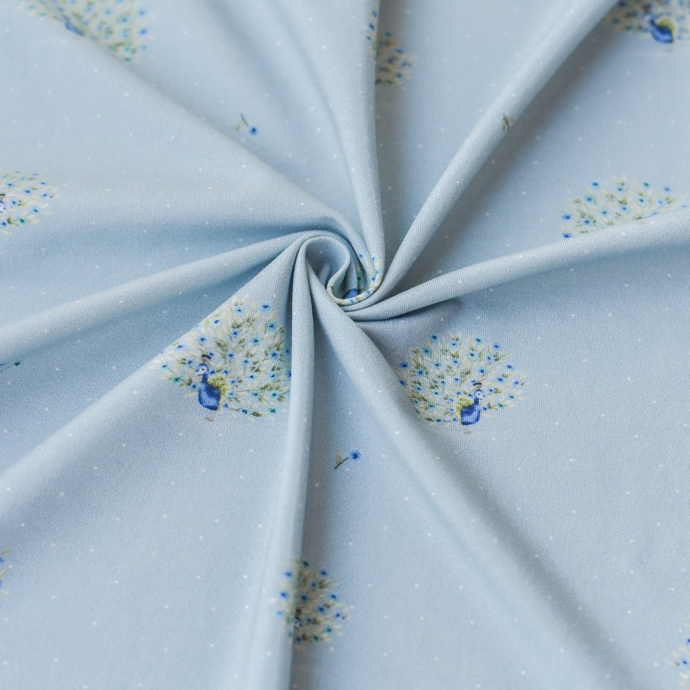 Federnpracht dunkel (Pfau) | Jersey & French Terry (BIO)