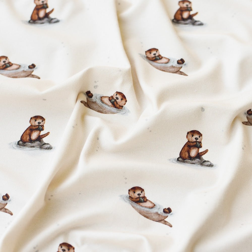 Fips der Vielfraß hell (Otter) | Jersey  &  French Terry (BIO)