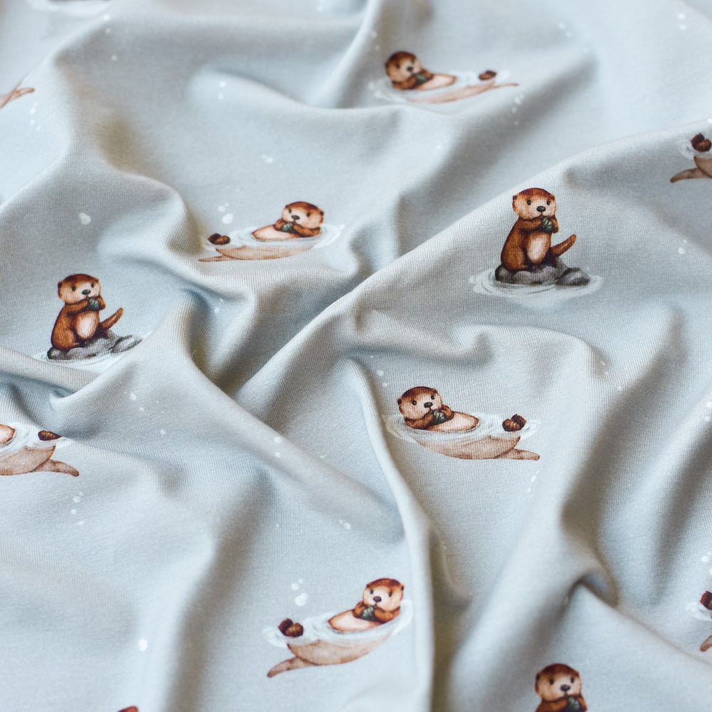 Fips der Vielfraß grau (Otter) | Jersey  &  French Terry (BIO)