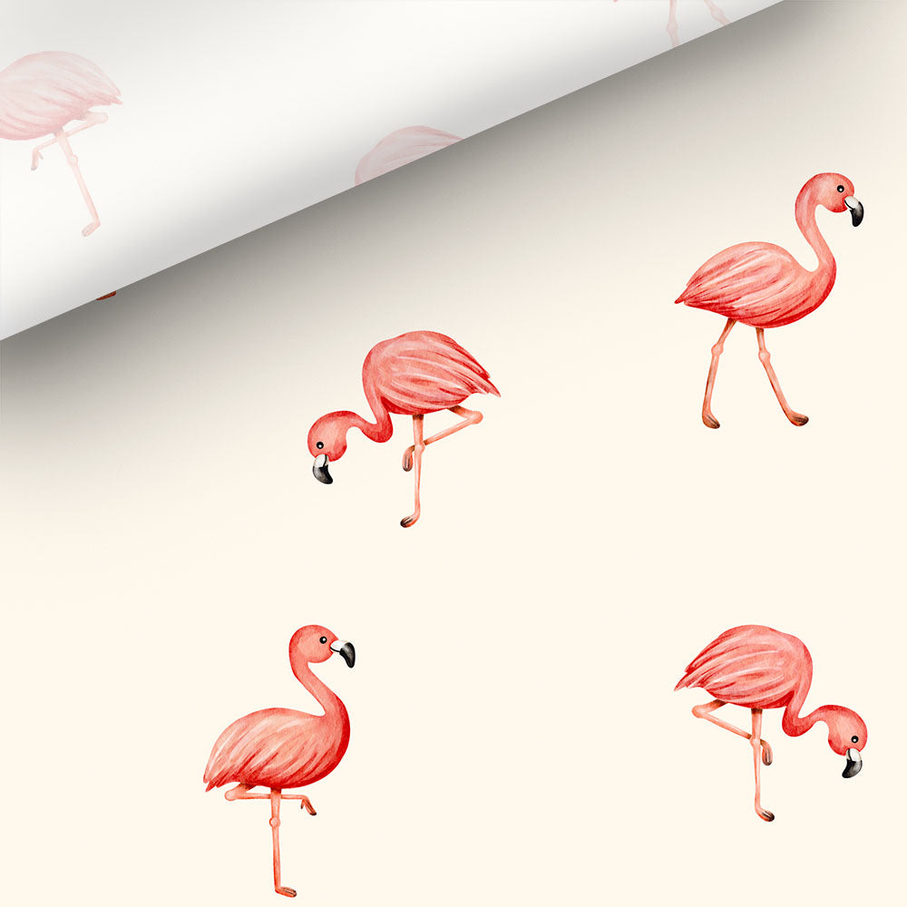 Flamingo hell | Bio-Stoffe